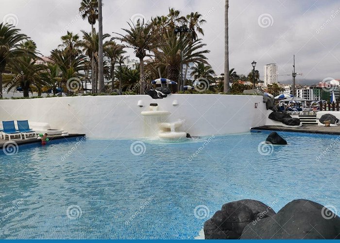 Lago Martianez Lake Puerto De La Cruz, Tenerife - August 23, 2022. Martianez Lakes ... photo