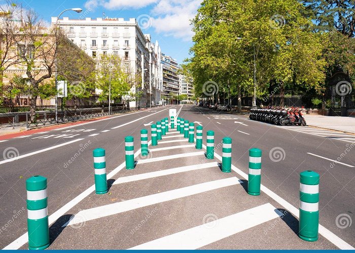 O'Donnell Traffic Signs, Beacons, Greens on O`Donnell Street, Next To Retiro ... photo