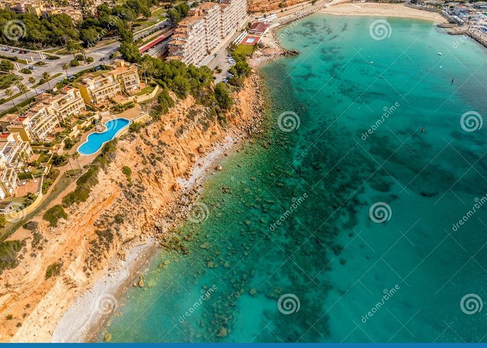 Port Adriano Aerial View of El Toro and Port Adriano Beach, Mallorca, Balearic ... photo