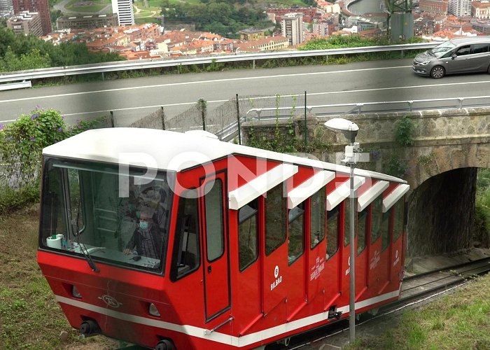 Funicular de Artxanda Artxanda funicular Bilbao, Spain. | Stock Video | Pond5 photo