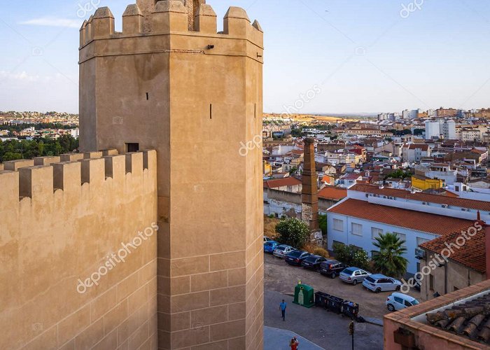 Alcazaba Badajoz Spain Sep 2019 Alcazaba Castle Battlements Pathways Towers ... photo