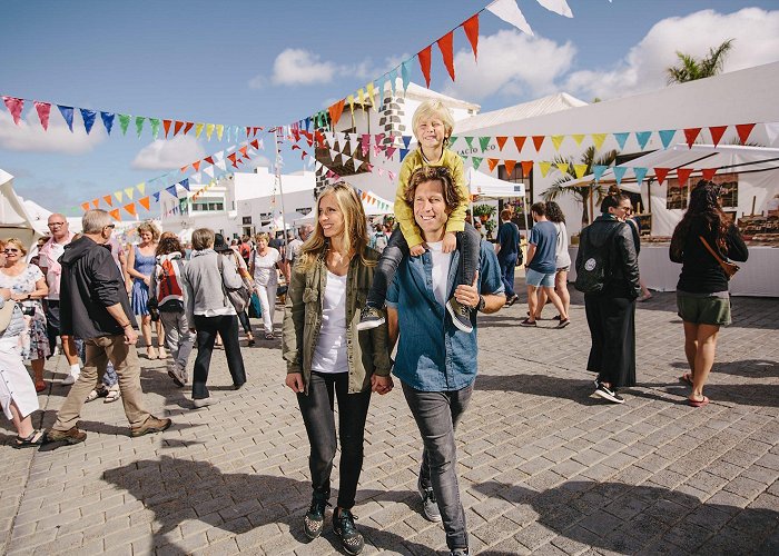 Teguise Market Traditional Canarian market and La Graciosa marine reserve ... photo