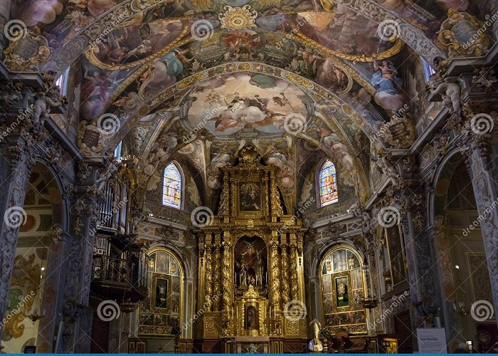 Church of San Nicolas Valencia, Spain - July 2, 2019: Interior of Saint Nicholas San ... photo