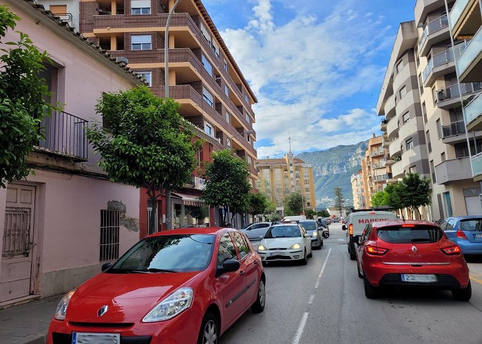 Teatre Roma Traffic jam in Diana street caused by the improvement works on ... photo