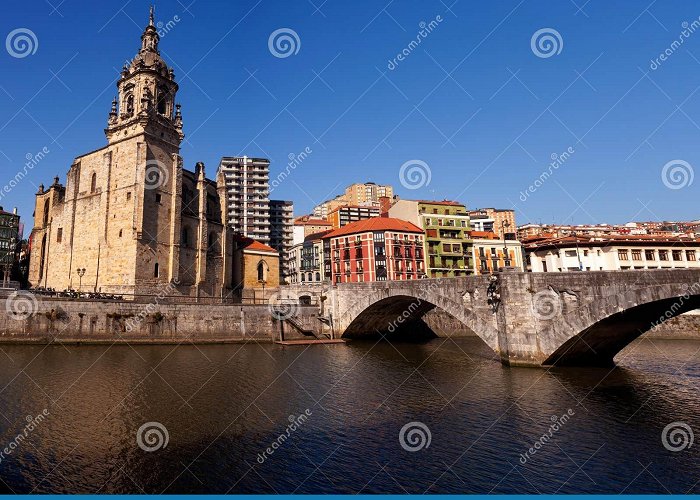 San Anton 's church and bridge Spain Biscay Basque San Anton Bridge Stock Photos - Free & Royalty ... photo