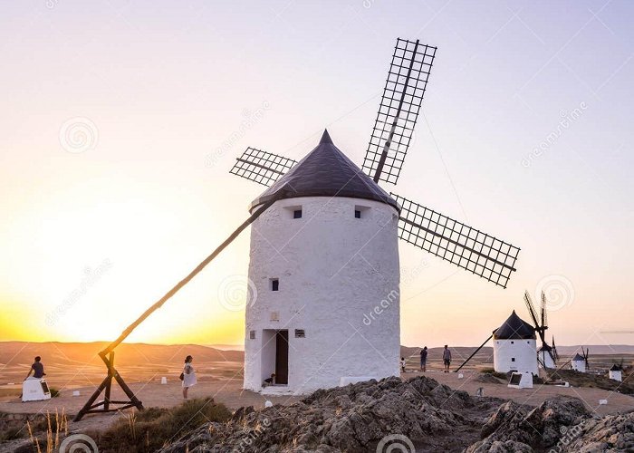 Molinos Molinos in Consuegra, Castilla La Mancha, Spain Editorial Stock ... photo