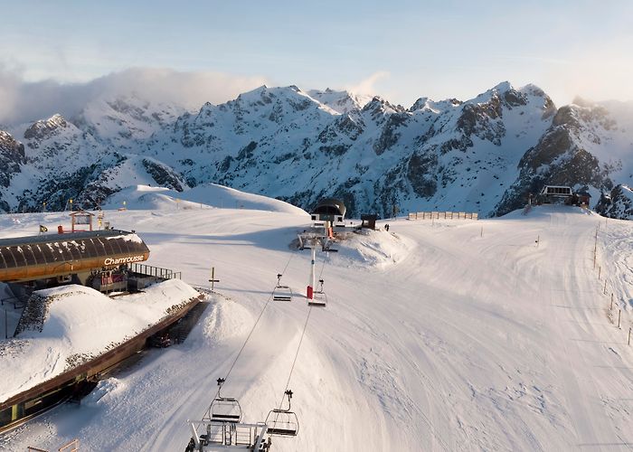 La Croix Ski Lift Modified departure - Snowshoeing itinerary: Croix de Chamrousse ... photo