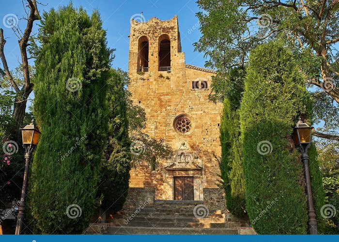 Parroquia de Begur Sant Pere De Pals Church. Girona, Spain. Stock Photo - Image of ... photo