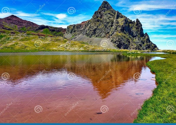 Sallent Anayet Peak, an Old Volcano, Next To Anayet Lakes. Formigal ... photo