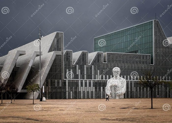 Zaragoza Congress Palace Modern Architecture of Zaragoza Editorial Photo - Image of dark ... photo