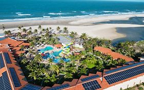 Jangadeiro Praia Hotel Resort - Pe Na Areia อากีราซ Exterior photo