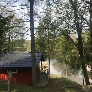 Nye Hytta,Holmfoss/Kvelde Villa ลาร์วิค Exterior photo