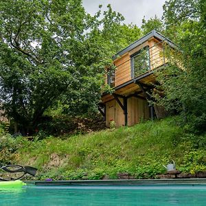 Le Moonloft Insolite Tiny-House Dans Les Arbres & 1 Seance De Sauna Pour 2 Avec Vue Panoramique Osenbach Exterior photo