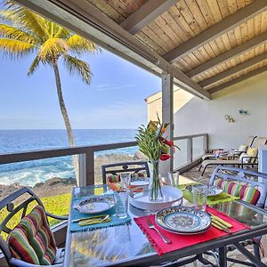 Airy Oceanfront Kailua-Kona Gem With Community Pool Apartment Exterior photo