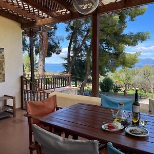 Stunning Evia Sea View Country House Villa ธีโอโลโกส Exterior photo