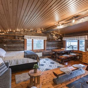 Lapland Northern Lights Cabin - Wooden Sauna Apartment โรวานิเอมิ Exterior photo