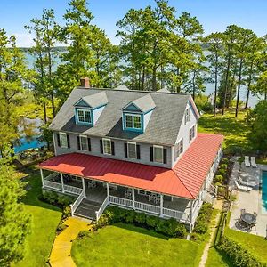 Saddle Beach Chesapeake Waterfront Estate W/Pool, Private Beach Villa Woolford Exterior photo