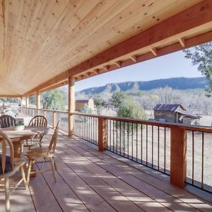 Airy Pine Cabin With Wraparound Deck Near Trails! Villa Exterior photo