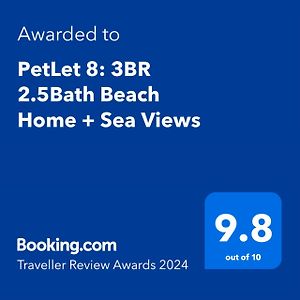 Petlet 8: 3Br 2.5Bath Beach Home + Sea Views วิคเตอร์ฮาร์เบอร์ Exterior photo