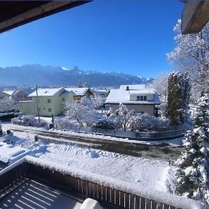 Swiss Alps View Apartment - Contactless Self Check-In ทูน Exterior photo