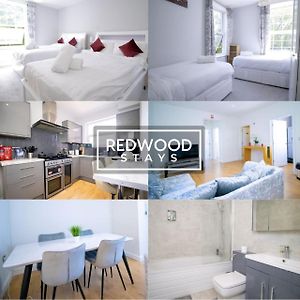Spacious Serviced Apartment For Contractors And Families, Free Wifi & Netflix By Redwood Stays ฟาร์นโบโรห์ Exterior photo