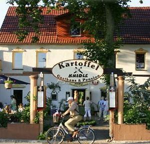 Kartoffelgasthaus & Pension Knidle Hotel ลืบเบอเนา Exterior photo