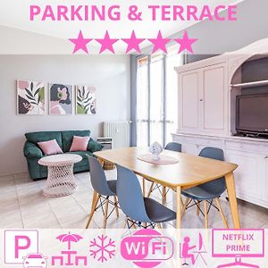 Parking & Terrace - Large 90 Mq - Self Ck-In & Access Apartment โกโม Exterior photo