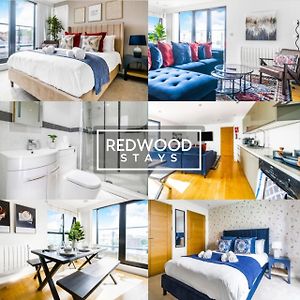 Penthouse Apartments In Town Centre, Free Parking & Balcony By Redwood Stays แคมเบอร์ลีย์ Exterior photo