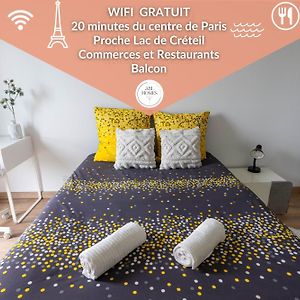 Le Val Home - 20Min De Paris Et Orly - Balcon - Wifi - Espace De Travail Valenton Exterior photo