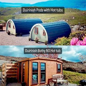 Duirinish Pods With Private Hot Tubs And Duirinish Bothy With No Hot Tub Villa พล็อคตัน Exterior photo