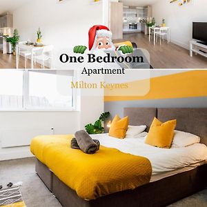 Perfect For The Holidays - Modern One-Bed Apartment - Free Wi-Fi, Central, Great For Business & Long Stays By Av Hughes Properties มิลตันคีนส์ Exterior photo