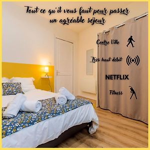 Chambre Yellow Hypercentre Roubaix Calme Fibre Hotel Exterior photo