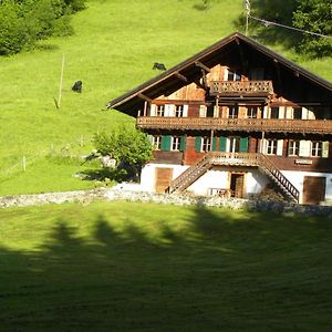 Spacious Swiss Alpine Chalet For Nature Lovers Bed & Breakfast วิลลาร์-ซูร์-โอลง Exterior photo