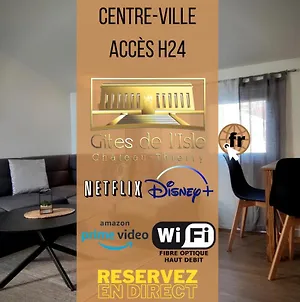 Gites De L'Isle - Wifi Fibre - Netflix, Disney - Sejours Pro ชาโต-เทียร์รี Exterior photo
